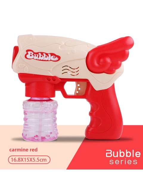 Astronaut Bubble Gun Automatic Gatling ToyCarmine-automatic single hole (send bubble liquid + battery) Carmine-automatic single hole (send bubble liquid + battery)