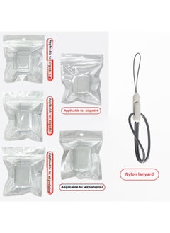Generic Tpu Transparent Earphone Set Material For Apple Bluetooth Headset Pro2 Generation Airpods Bluetooth Headset Protective Cover-Color:Tpu Soft Shell + Pearlescent Bag + Nylon Rope-Applicable Model:Airpods (pro--with Ear Hooks) Third Generation  - Image 1