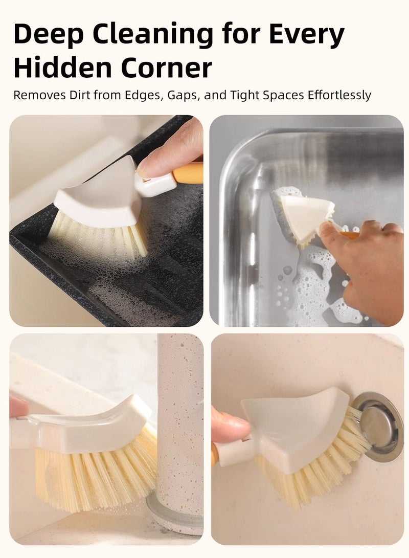 Corner Hero Foldable Gap Cleaning Brush, Deep Clean for Kitchen, Bath, Balcony, Hard-to-Reach Areas - Image 3