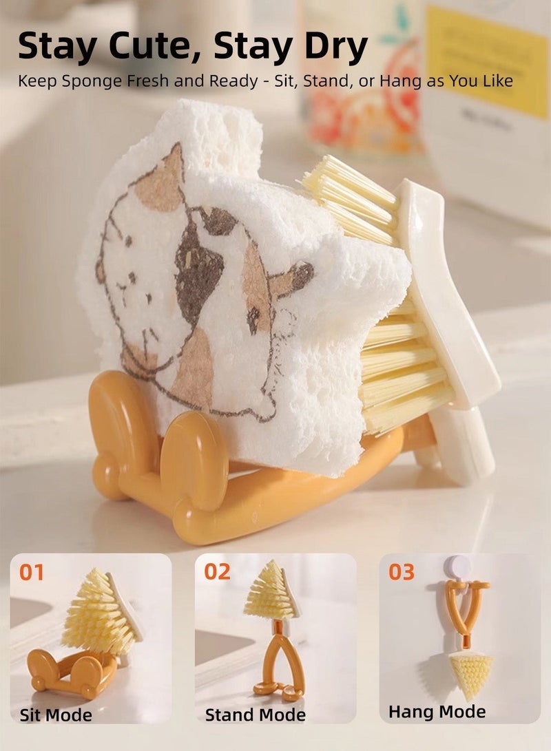 Corner Hero Foldable Gap Cleaning Brush, Deep Clean for Kitchen, Bath, Balcony, Hard-to-Reach Areas - Image 5