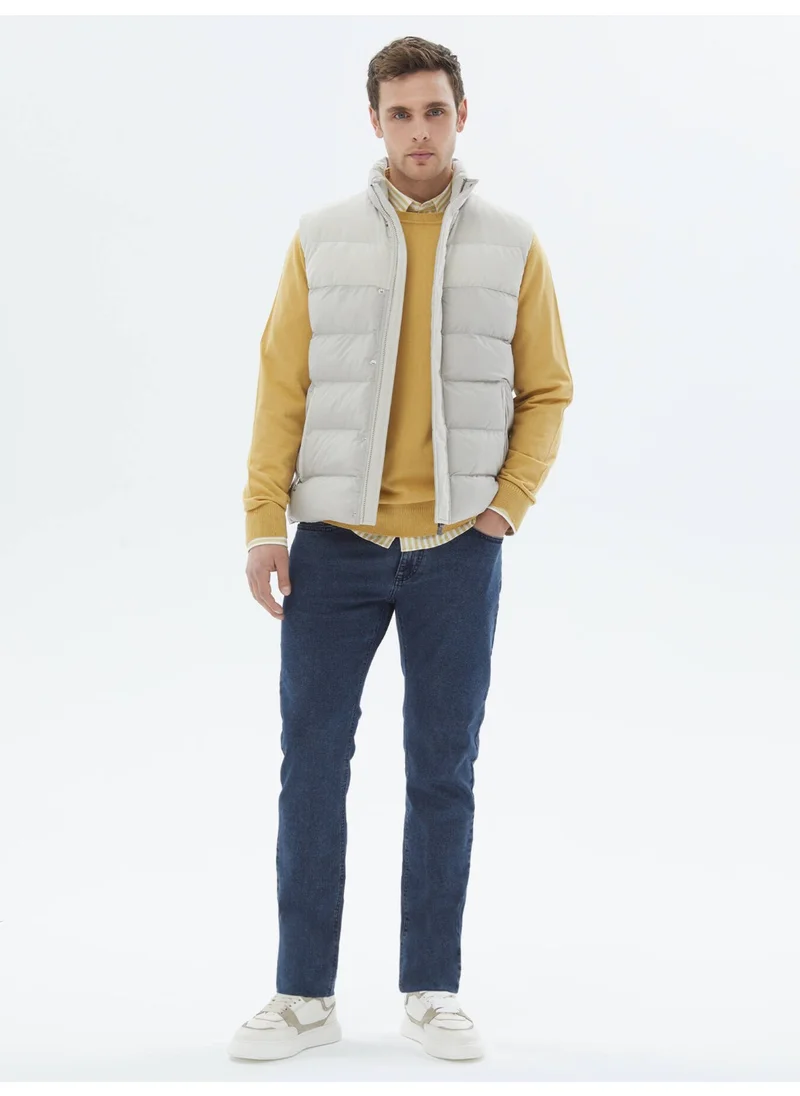 Kip Beige Woven Sports Vest