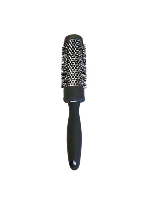 Onetech Round Thermal Hair Brush – 34mm Black | Professional Heat-Resistant Brush for Blow-Drying, Volume, and Smooth Styling