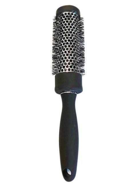 Onetech Round Thermal Hair Brush – 34mm Black | Professional Heat-Resistant Brush for Blow-Drying, Volume, and Smooth Styling