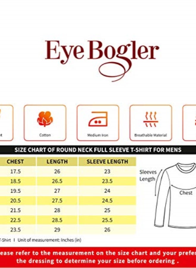 EYEBOGLER Regular Fit Men's Cotton T-Shirt - Image 4