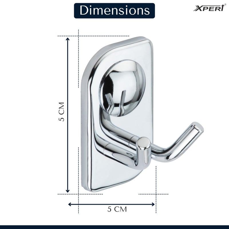 Xpert Robe Hook from 1 Unit, Bathroom Hooks & Wall Hooks, Bathroom Decor Items & Home Wssentials, Made of Stainless Steel Item and Home Improvement - Image 3