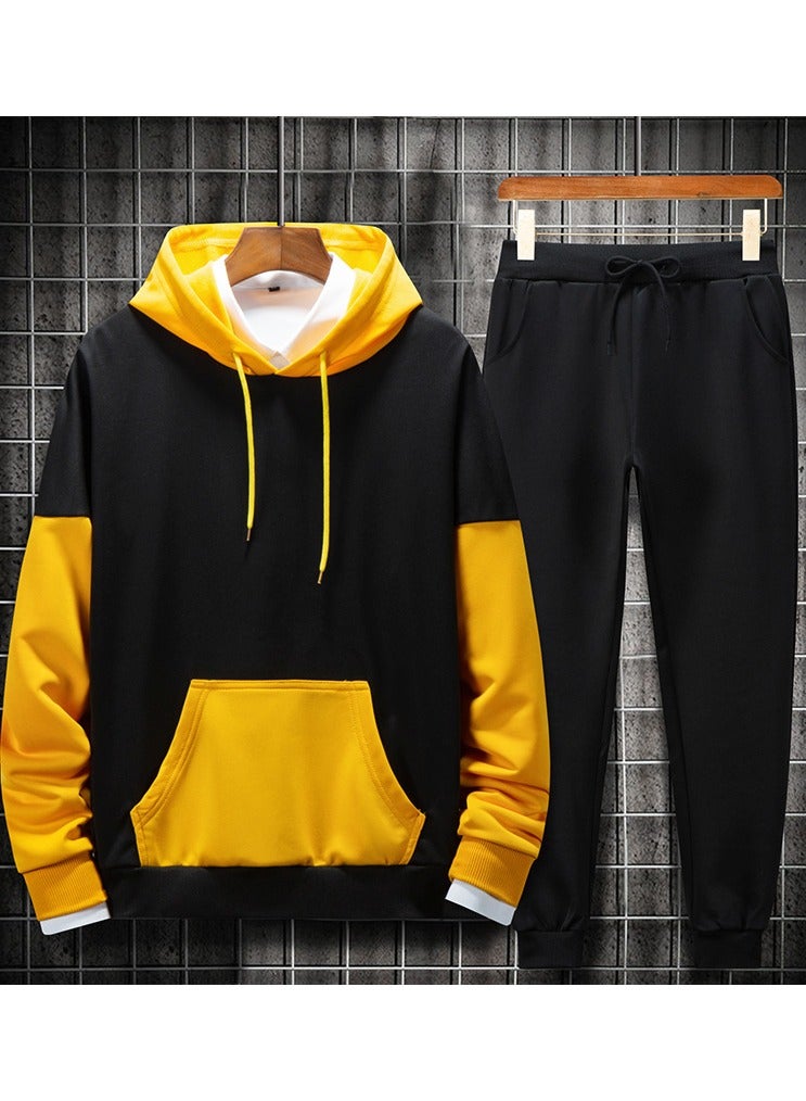 KUYING Autumn And Winter Hoodie Set, Student Sports And Leisure Two-piece Set  - Image 1