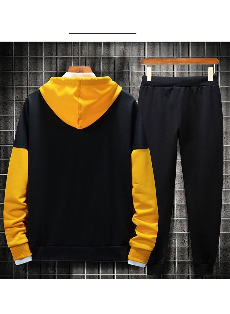 KUYING Autumn And Winter Hoodie Set, Student Sports And Leisure Two-piece Set  - Image 3