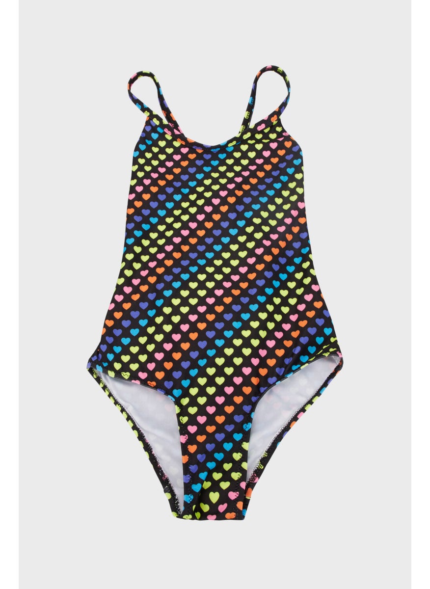 Slipstop - Colorful Junior 50+ UPF Protected Quick Drying Rope Strap Girl's Swimsuit SM22110236 - Image 1