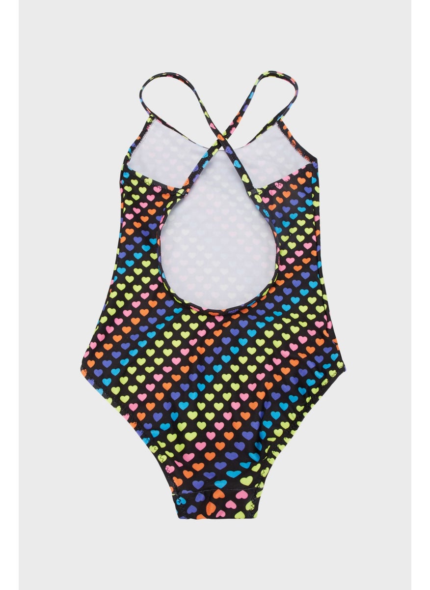 Slipstop - Colorful Junior 50+ UPF Protected Quick Drying Rope Strap Girl's Swimsuit SM22110236 - Image 1
