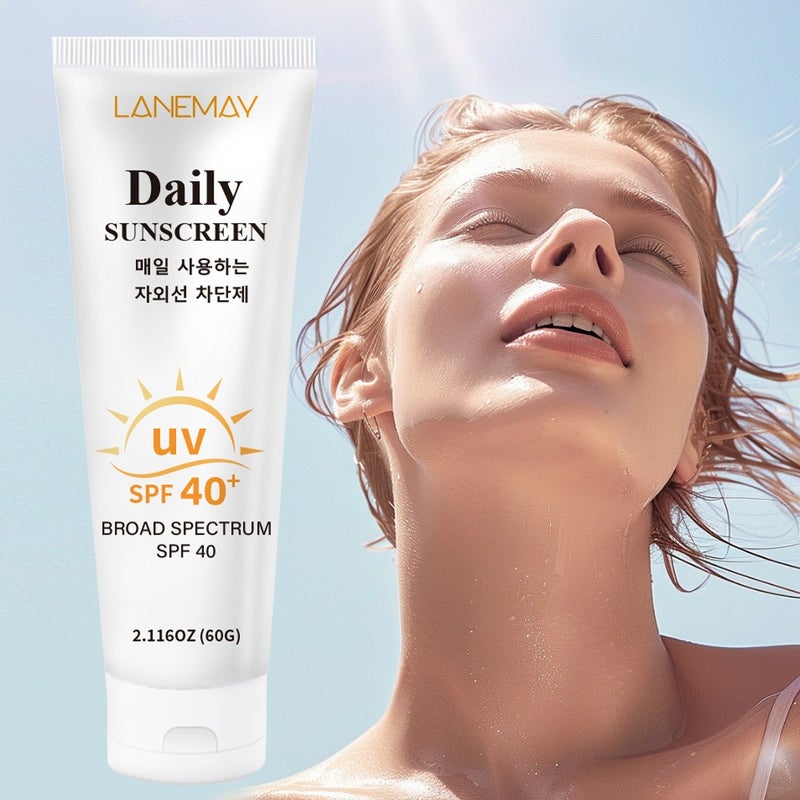 LANEMAY Daily Protective Cream 60g SPF40+ Full Spectrum Protective Mild Protective Cream - Image 1