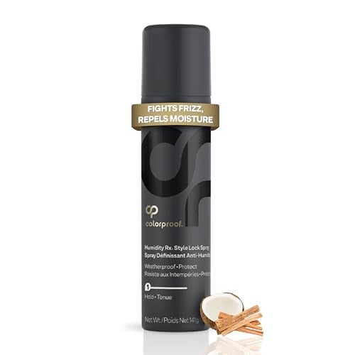Colorproof Humidity Rx Style Lock Hair Spray 5 Fl. Oz. Sulfate Free Hairspray with Coconut Wood Scent - Image 1