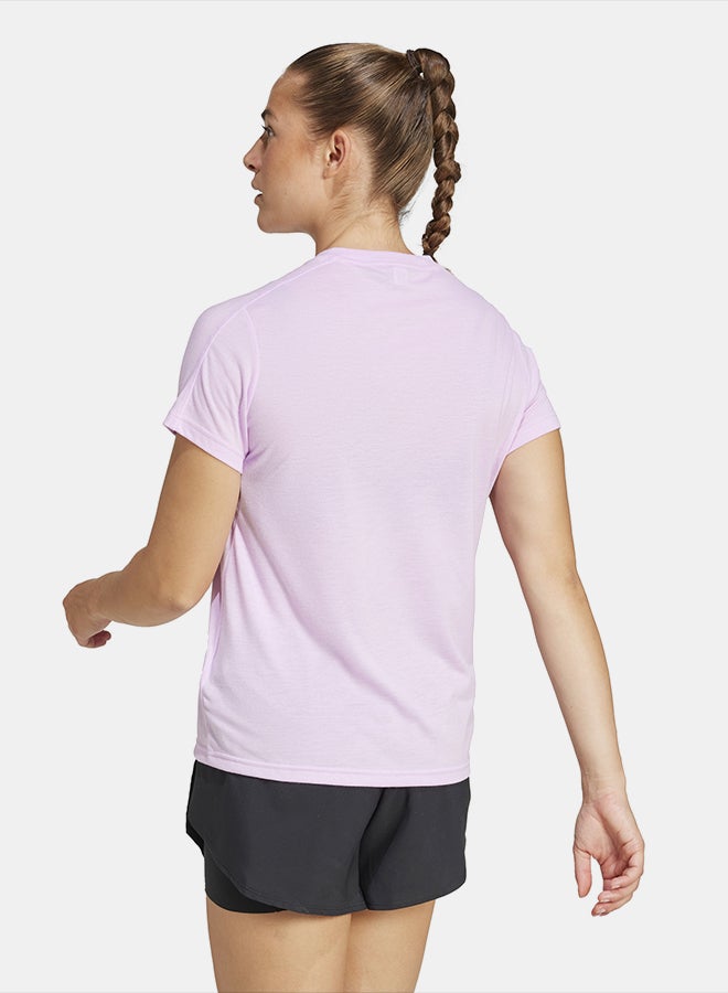 Adidas AEROREADY Train Essentials Minimal Branding Crewneck T-Shirt - Image 2