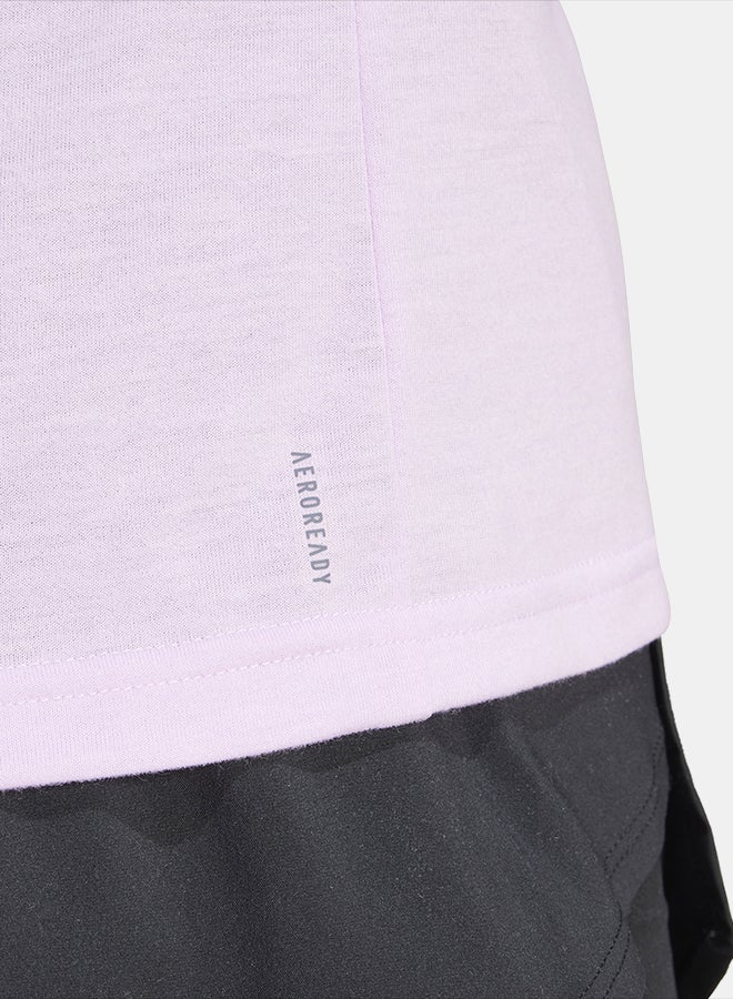 Adidas AEROREADY Train Essentials Minimal Branding Crewneck T-Shirt - Image 5