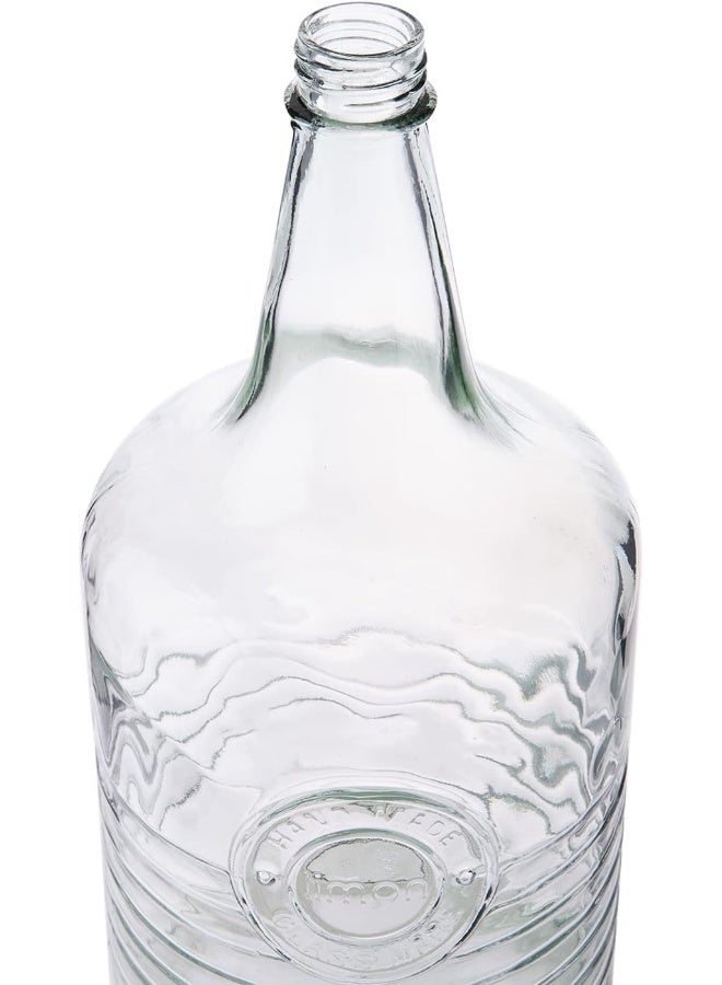 AKDC Limon Glass Bottle L(16CM) XW(16CM) XH(37CM) Transparent - Image 2