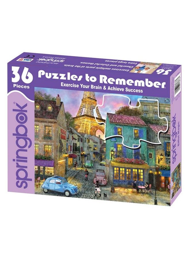 Springbok 'S 36 Piece Jigsaw Puzzle Eiffel Magic - Image 3
