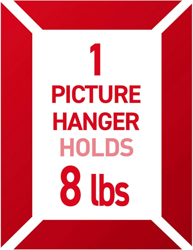 Command Universal Frame Hangers, Damage Free Hanging Picture Hangers, No Tools Frame Hanger for Living Spaces, 3 Metal Picture Frame Hangers and 8 Large Strips - Image 3