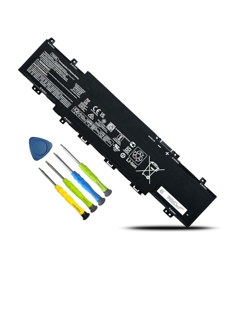 Terabyte بطارية لابتوب بديلة TI04XL لجهاز HP Envy 17-ch 17m-ch 17-cr 17-ch0000 17-ch1000 17-cr0000 17-cr1000 17t-ch000 17t-ch100 17t-cr000 17t-cr1000 17-ch0085ng 17-ch1010nl 17-ch1000sl 17-cr0075ng - Image 1