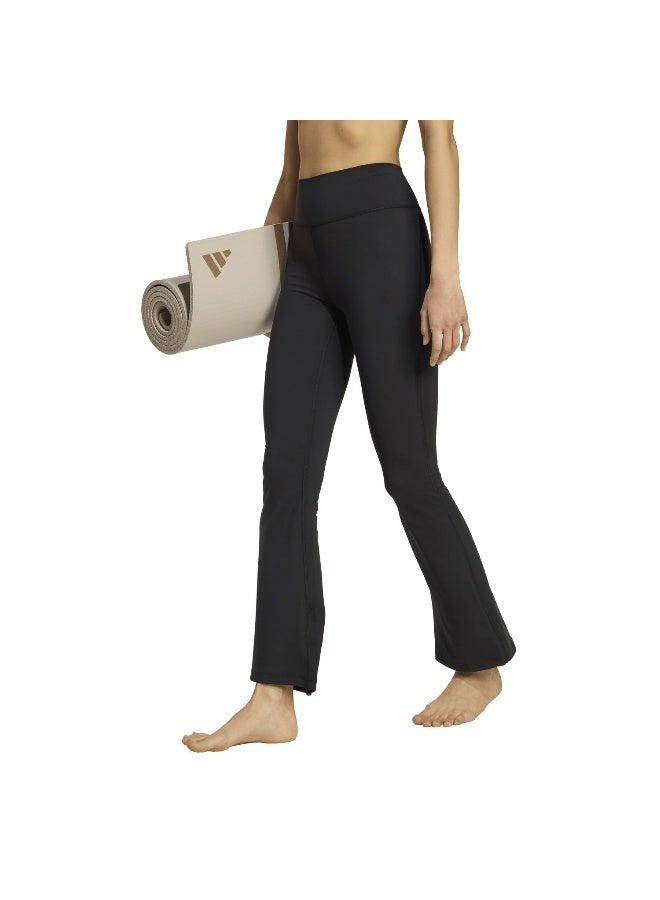 Adidas Allme Ess Flare Black Training Tights For Women 2XS  - Image 2