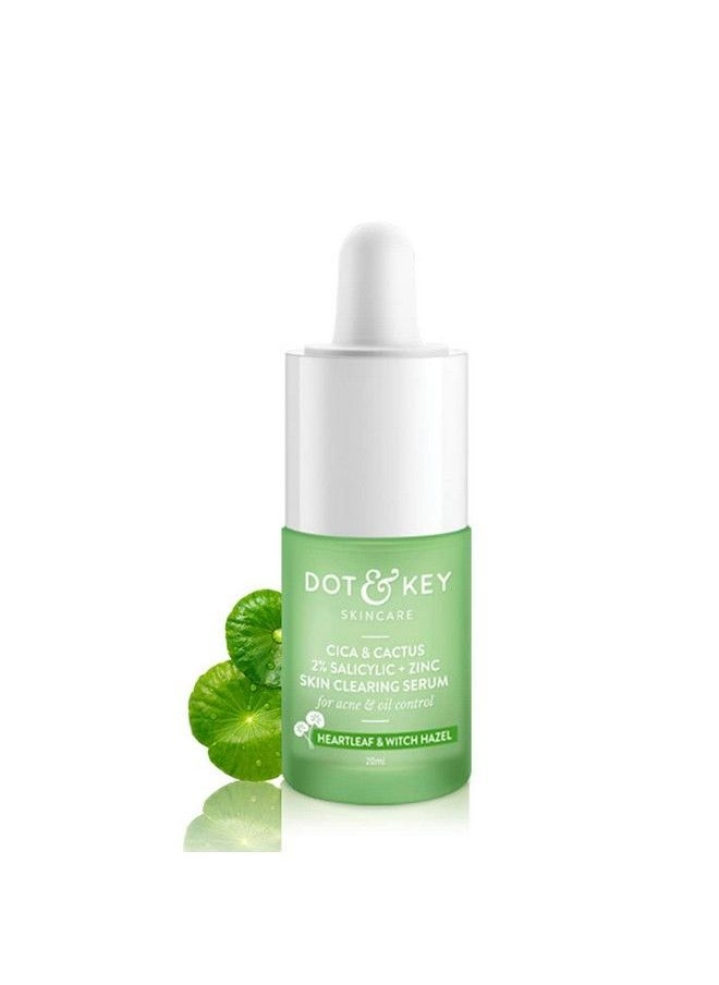 Dot & Key 2% Salicylic Acid + Cica Anti Acne Face Serum With Zinc For Oily Acne Prone Skin (20 Ml)  - Image 2