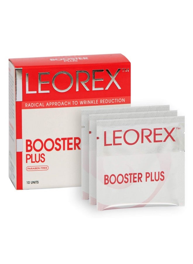 leorex Booster Plus Antiwrinkle Tightening For Dry Skin Ultra Cream Repair For Antiaging Instant Age Eraser Firm Cream Intensive Lift Firming Creams Reduces Fine Lines & Wrinkles 10 Pack  - Image 1