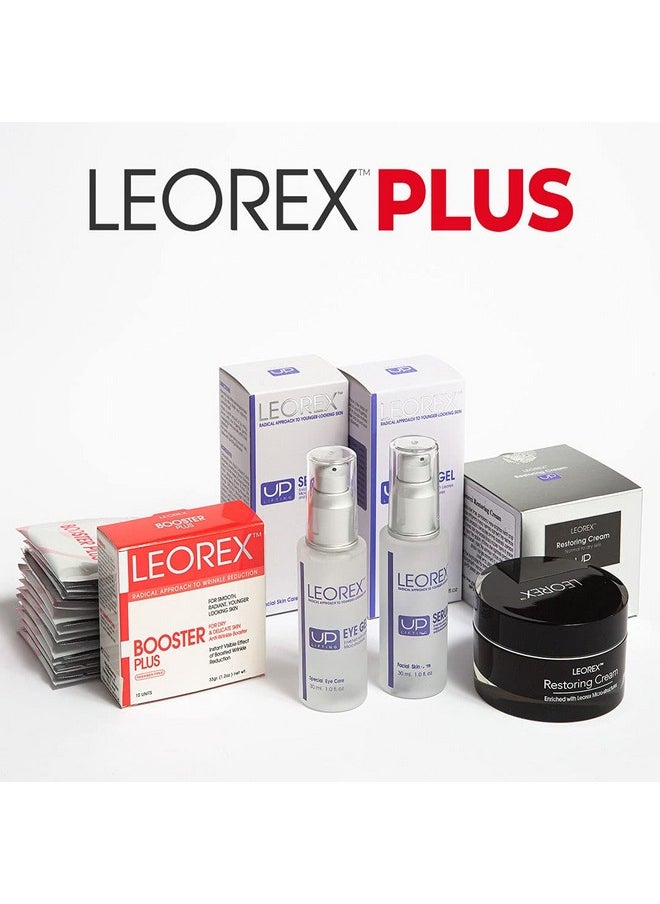 leorex Booster Plus Antiwrinkle Tightening For Dry Skin Ultra Cream Repair For Antiaging Instant Age Eraser Firm Cream Intensive Lift Firming Creams Reduces Fine Lines & Wrinkles 10 Pack  - Image 5