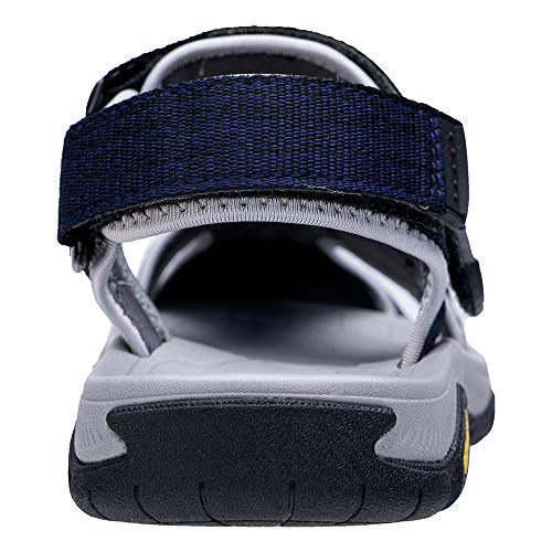 CAMEL CROWN Men's Waterproof Hiking Sandals Closed Toe Water Sandals Athletic Sport Sandals for Summer Outdoor Beach Wading Boat for Hiker Blue 7 - Image 5