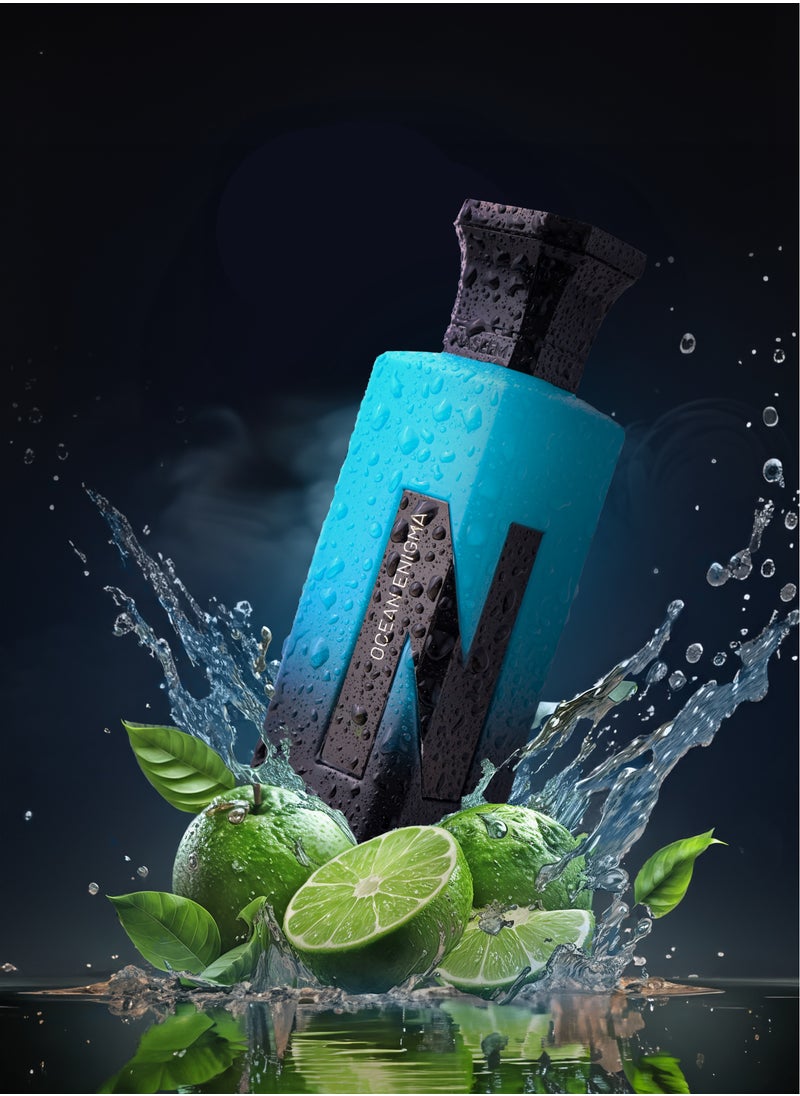 Naseem Ocean Enigma Eau de Parfum 75 ml - Unisex Fragrance for Men and Women with Fresh Citrus, Spicy, and Woody Notes - Ideal Scent for Daily Wear and Special Occasions, Refreshing Aroma  - Image 2