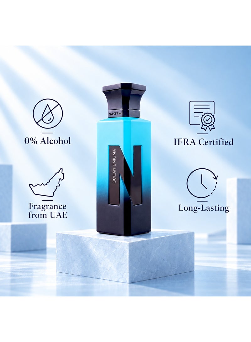 Naseem Ocean Enigma Eau De Parfum Perfume for Men & Women - 75ml - Image 5