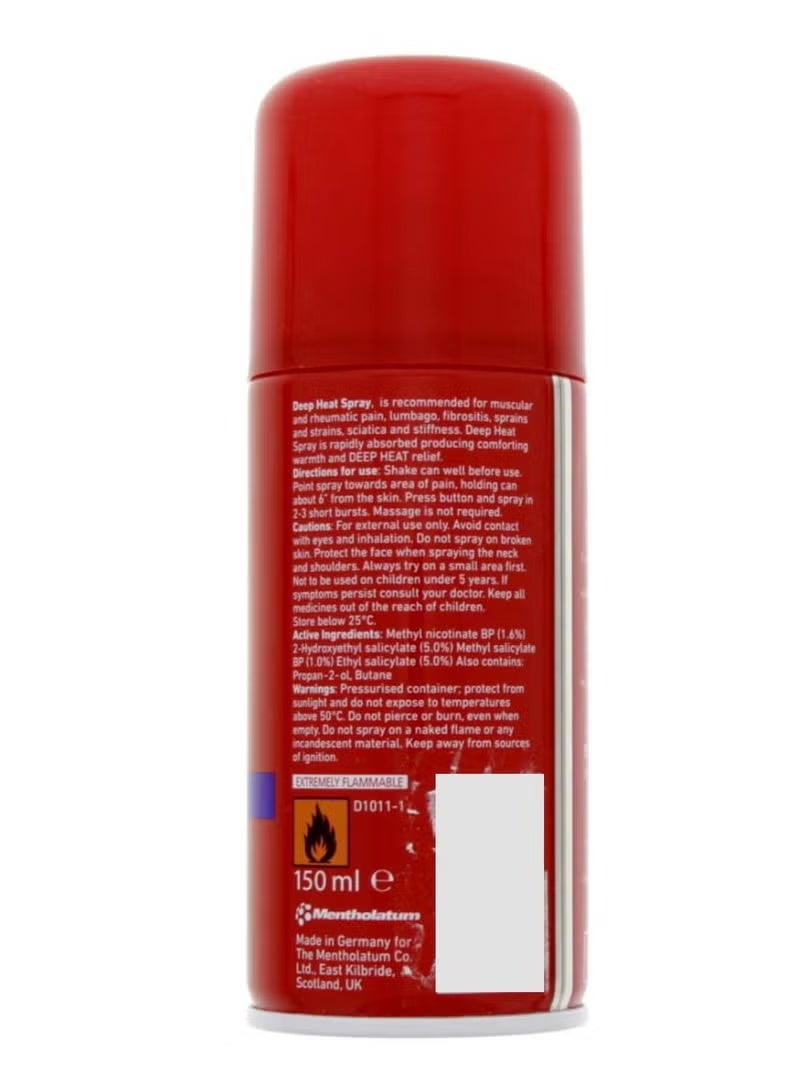 DEEP HEAT Fast Relief Spray 150ml - Image 3