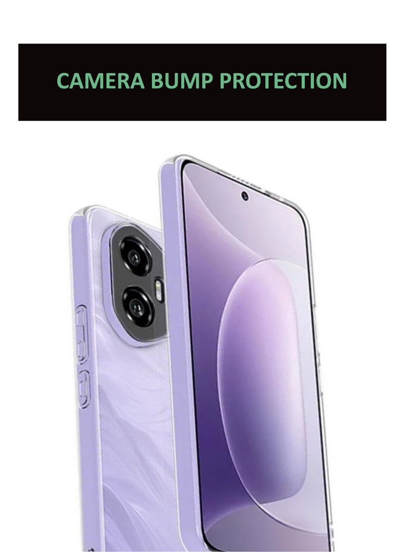 GMATE For Honor 300 5G - Soft Flexible Transparent Silicone Protective Back Case Cover-Transparent - Image 4