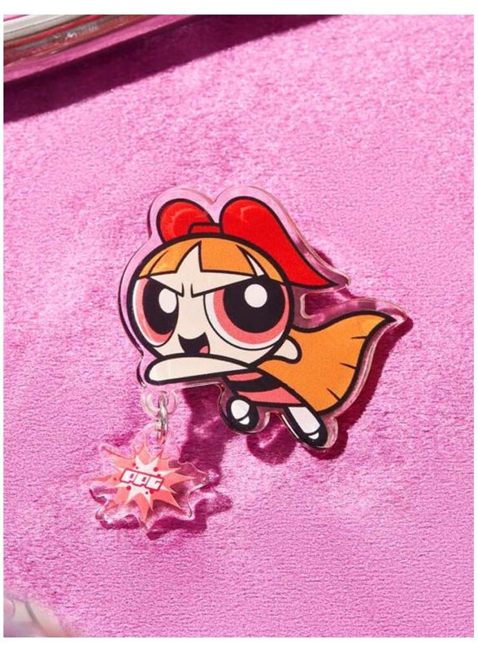 Distinctive and elegant unisex metal pin brooch with Powerpuff Girls cartoon character design suitable for bags and clothes