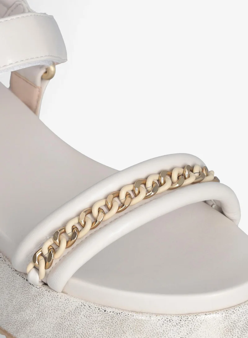 Liu Jo Platform sandals with chain detailing