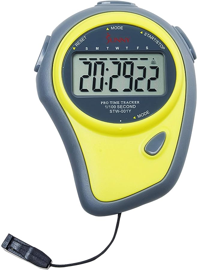 Sunny Health & Fitness Health & Fitness Unisex Adult Stw-001Y Pro Time Tracker - Grey, One Size - Image 1