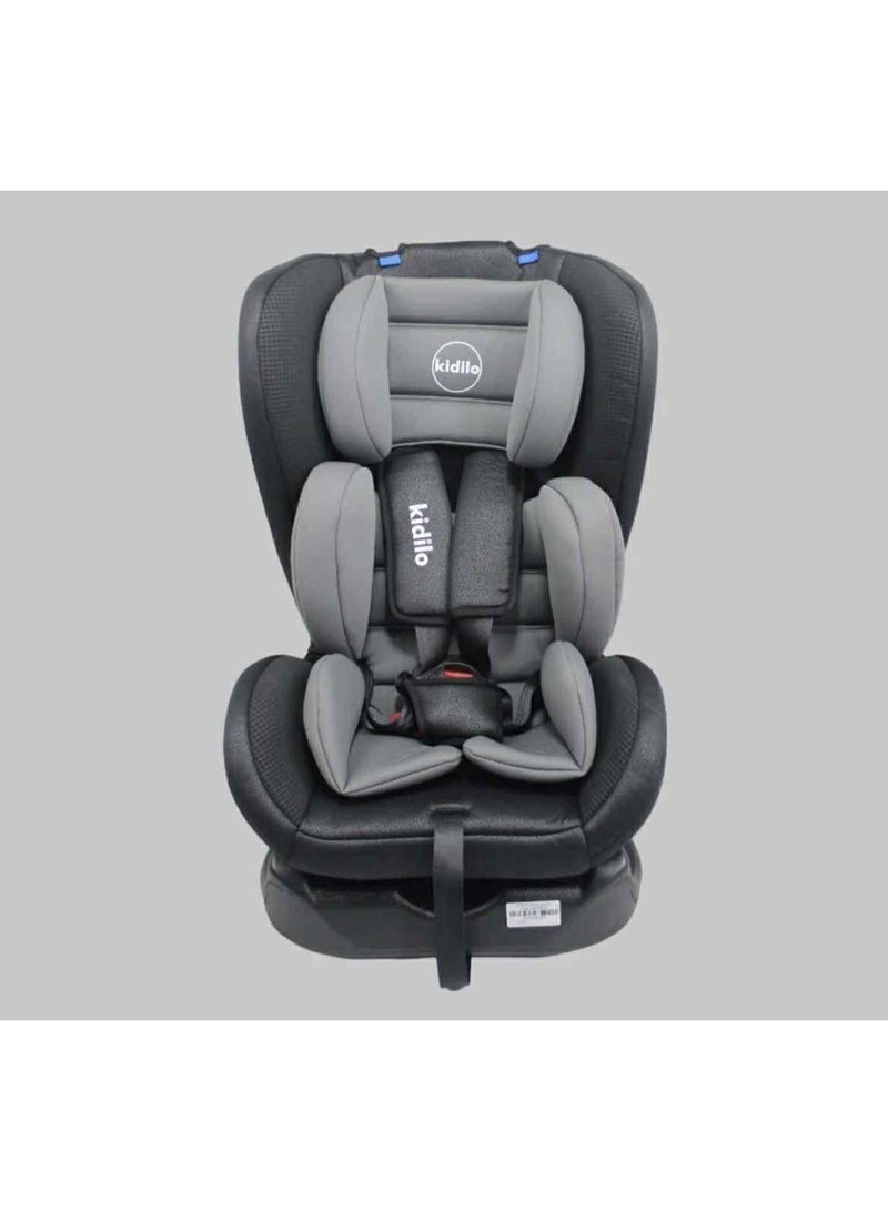 Kidilo Booster Seat with 5-Point Belt and Adjustable Headrest, for Toddlers, Group 1-2-3, 9-36 kg, Up to 12 Years, ECE Safety Certificate