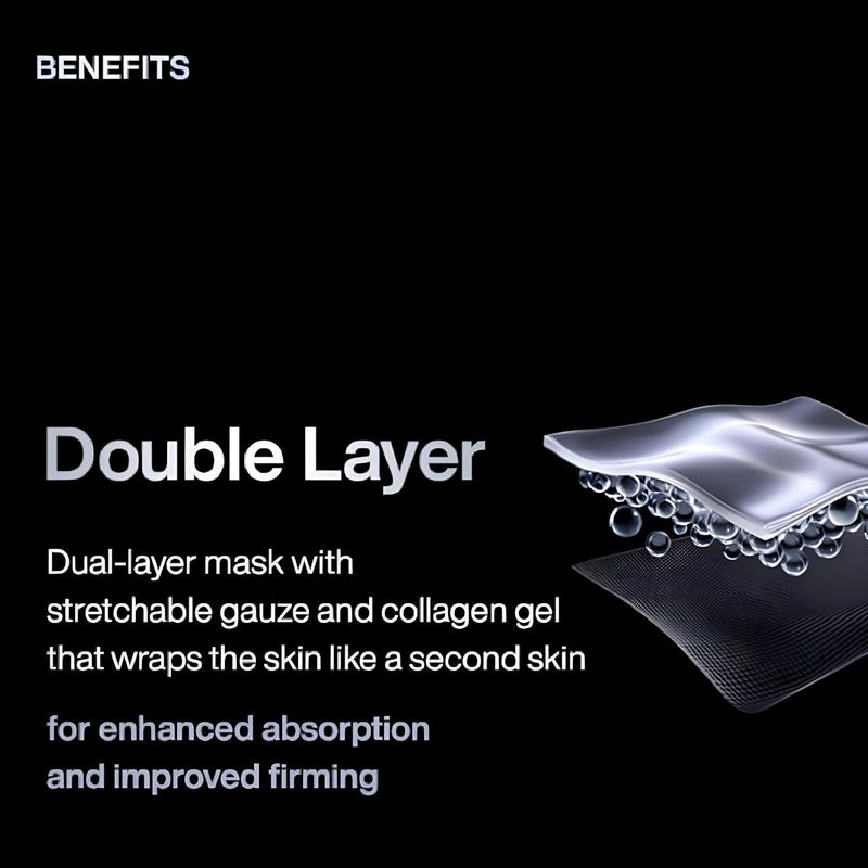 IOPE Retinol Serum in Deep Collagen Gel Mask 51 Set DoubleLayered Hydrogel Sheet for High Adhesion A Full Bottle of Retinol RX 1 Serum Intense Firming Plumping AntiAging Korean Skincare - Image 5