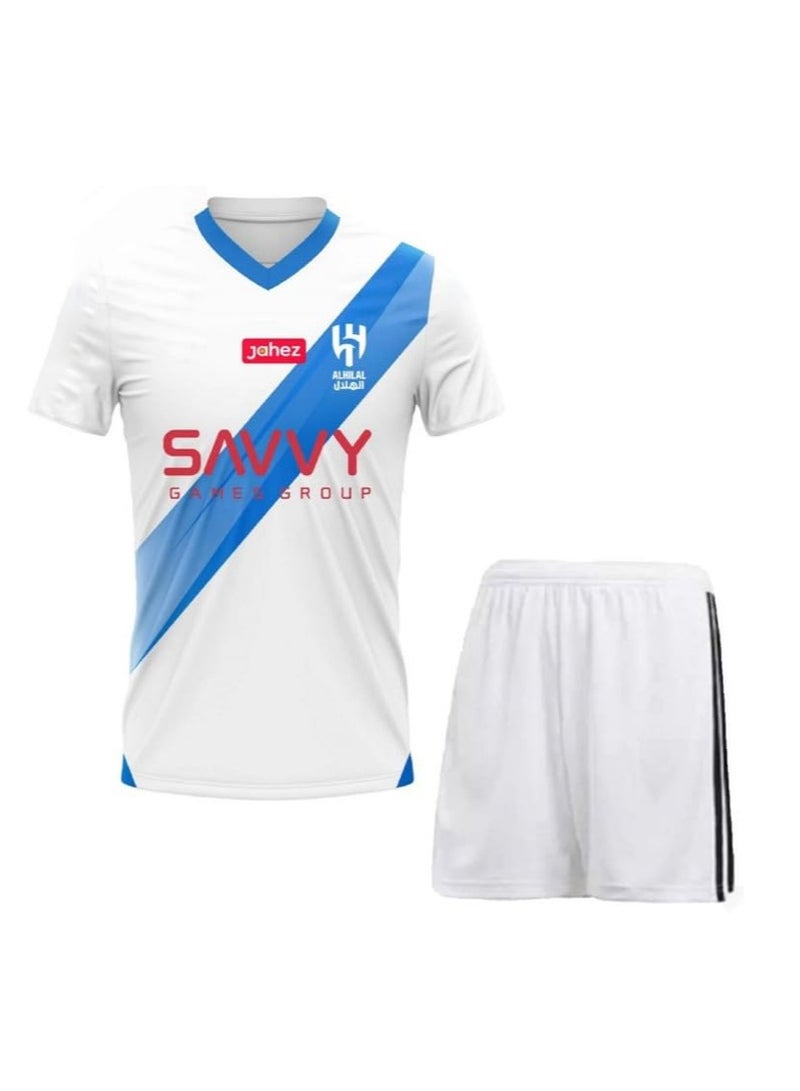 Al Hilal Saudi Home Neymar Jersey Football Tshirts Short Sleeve Sports