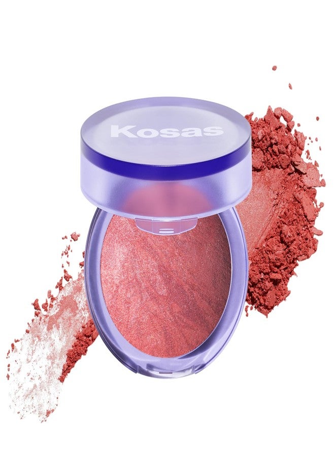 Kosas Blush is Life: Dimensionally Sculpting Blush Powder Free of Talc, Formulated with Squalane and Hyaluronic Acid: Long-lasting, Safe for Sensitive Skin - Image 1