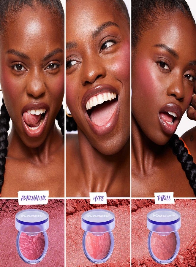 Kosas Blush is Life: Dimensionally Sculpting Blush Powder Free of Talc, Formulated with Squalane and Hyaluronic Acid: Long-lasting, Safe for Sensitive Skin - Image 3