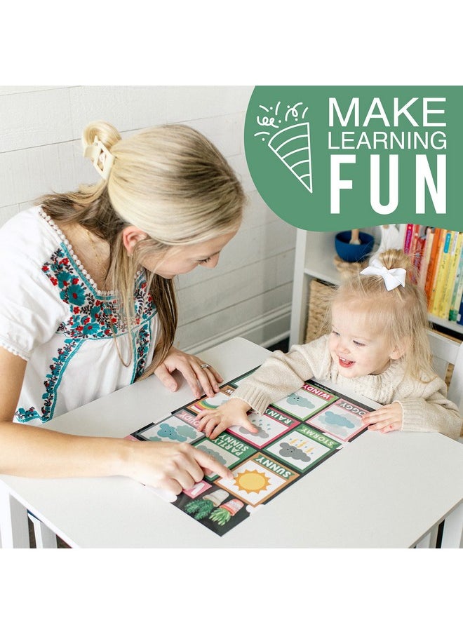 Hadley Designs Hadley Designs 16 Cactus Kids Educational Posters For Toddlers 1-3 - Pre K Learning Posters, Preschool Posters for Classroom, Alphabet Poster For Toddlers, Teacher Posters For Classroom Posters  - Image 2