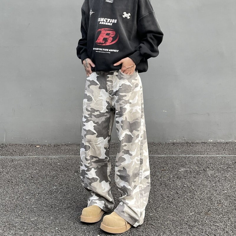 Unisex Casual Daily Denim Jeans - Image 1