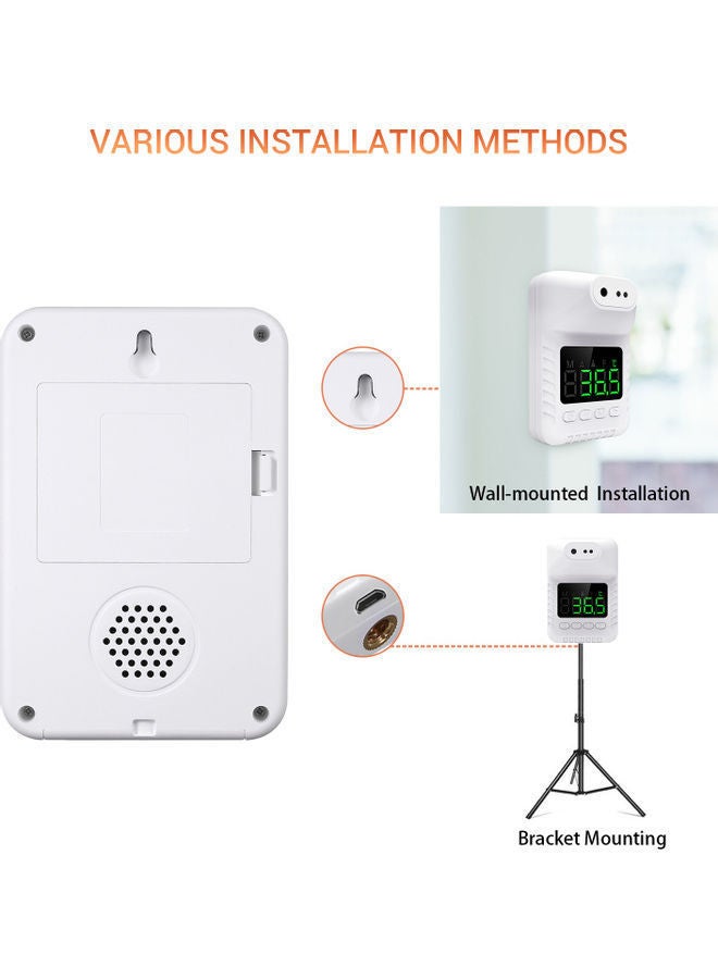 نيبمينينت مقياس حرارة للجبهة بدون تلامس يثبت على الحائط يعمل بالأشعة تحت الحمراء - Image 3