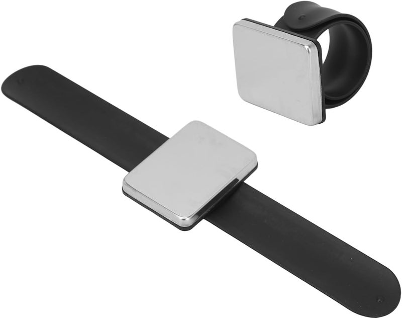 Makeup Mixing Palette Bracelet Magnetic Cosmetics Makeup Palette Foundation Cream Mixing Blending Artist Tool Makeup Tools with Wrist Strap for Makeup Lovers and Professionals