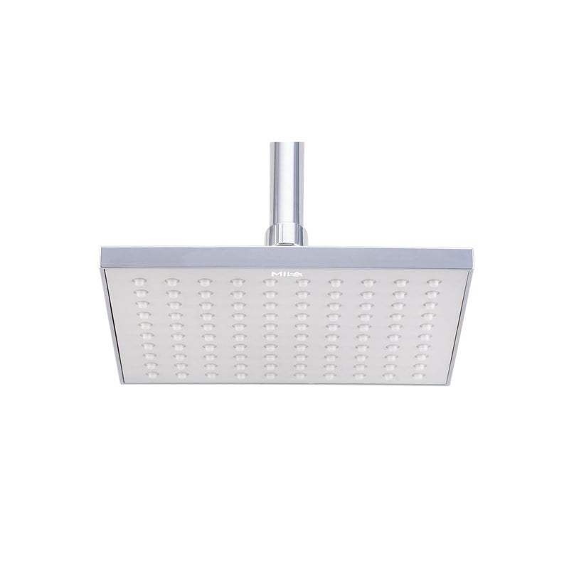 Mila India MILA Centerio Rain Shower MSXX0300CM Shower Head surface with an Apricot head face and chrome back cover Aerated Rain Shower 200 200mm - Image 3