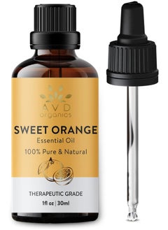 AVD Organics Sweet Orange Essential Oil 30Ml 100% Pure And Natural Therapeutic Grade Essential Oil For Aromatherapy And Skin, Essential Oil For Diffuser 1 Fl. Oz  - Image 1