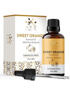 AVD Organics Sweet Orange Essential Oil 30Ml 100% Pure And Natural Therapeutic Grade Essential Oil For Aromatherapy And Skin, Essential Oil For Diffuser 1 Fl. Oz  - Image 2