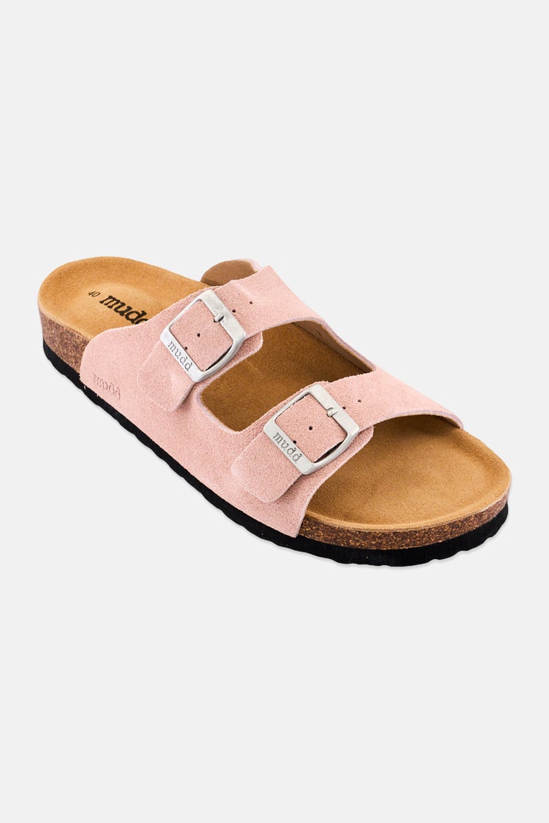 Mudd Women Slip On Cork Sandals, Light Pink - Image 1