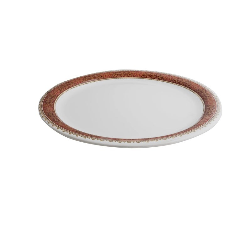 Superware Pure Melamine Dinner Plate Set Queen Diamond 11 6 nos Stain Free Glazed Finish - Image 5