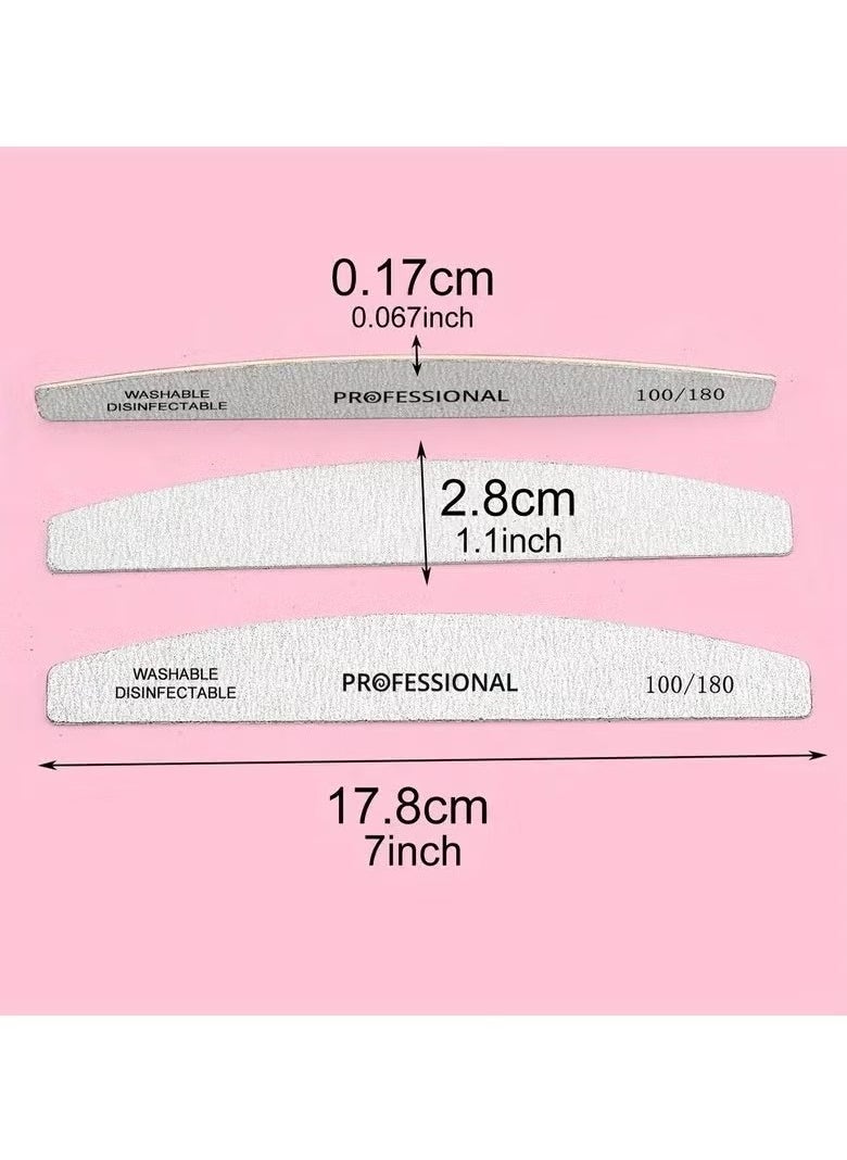 Goolsky 10pcs Professional Nail File Buffer for Home and Salon Manicures - Smooth and Shape Nails with Ease  - Image 4