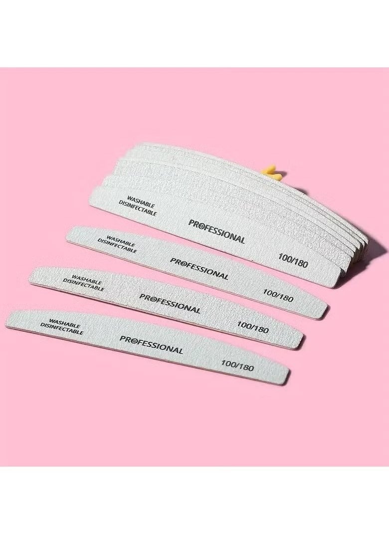 Goolsky 10pcs Professional Nail File Buffer for Home and Salon Manicures - Smooth and Shape Nails with Ease  - Image 3