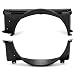 HECASA Fan Shroud Compatible with 19881999 Chevy Chevrolet GMC Sierra CK 1500 2500 3500 Series Replacement for 15739589 GM3110116 15696691 GM3110117 Front Upper Lower Radiator Fan Shroud Black - Image 2